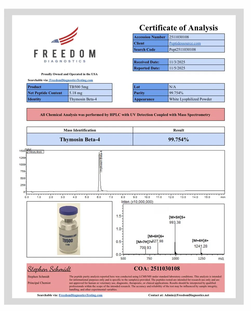 Thymosin Beta 4 (TB500) 5mg